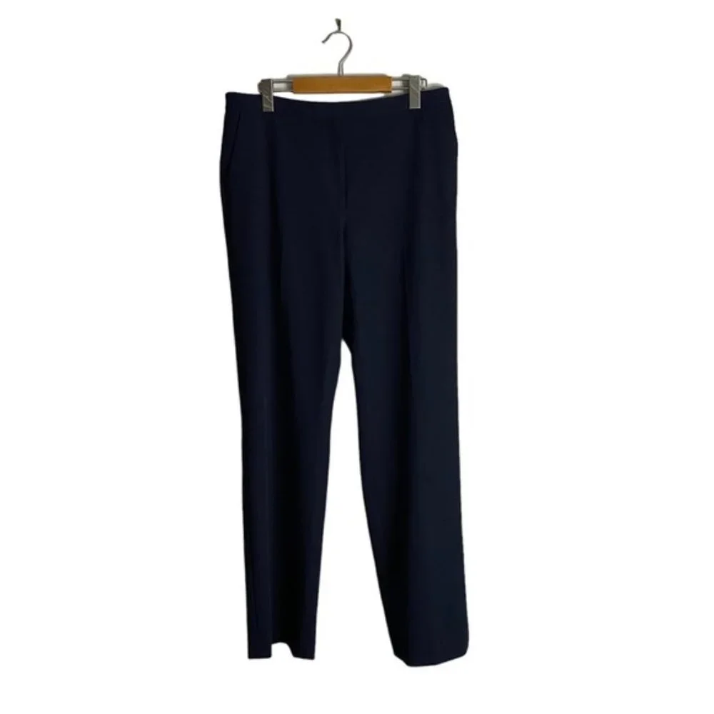 Tommy Hilfiger Women's Navy Slim Straight Pants